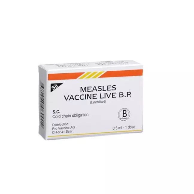 Measles Vaccine Live 0.5 ml Ampulle Measles Vaccine Live 0.5 ml Ampulle