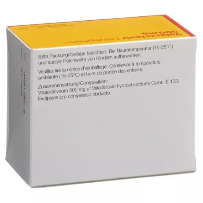 Valaciclovir Helvepharm 500 mg 30 filmtablets Valaciclovir Helvepharm 500 mg 30 filmtablets