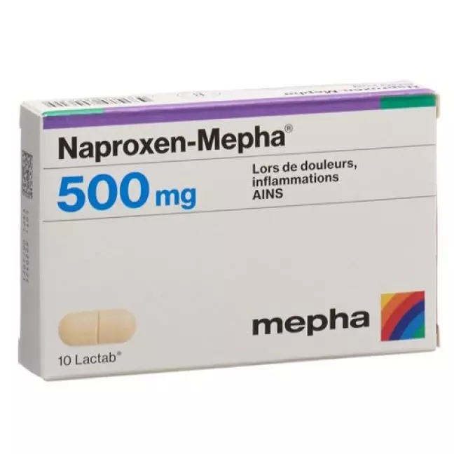 Naproxen Mepha 500 mg 50 Lacktab Naproxen Mepha 500 mg 50 Lacktab