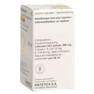 RAPIDOCAIN 1% INJ 500MG VI