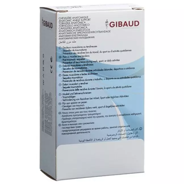 Gibaud Sprunggelenkbandage Anat M 21.5-24.5см schwarz Gibaud Sprunggelenkbandage Anat M 21.5-24.5см schwarz