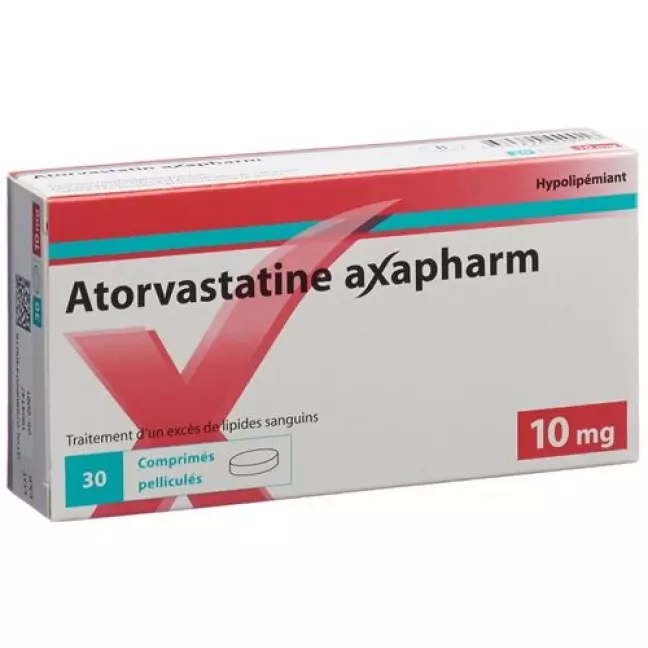 Atorvastatin Axapharm 10 mg 30 filmtablets