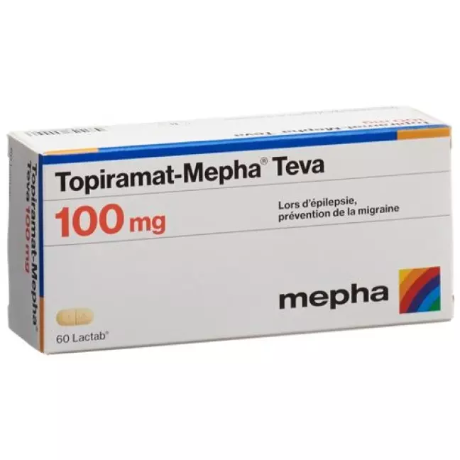 Топирамат Мефа Тева 100 мг 60 таблеток покрытых оболочкой  