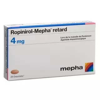 Ropinirol Mepha Retard 4 mg 28 Depotabs