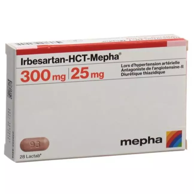 Ирбесартан ГХТ Мефа 300/25 98 таблеток покрытых оболочкой