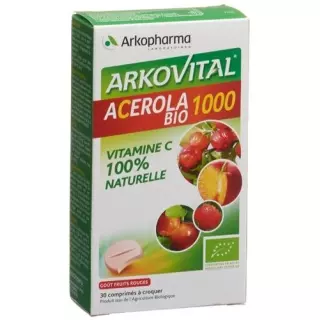 Acerola Bio 1000 жевательные таблетки 30 штук