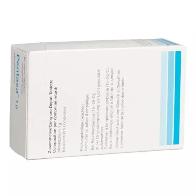 Pentasa 1 g 60 Depottablets Pentasa 1 g 60 Depottablets