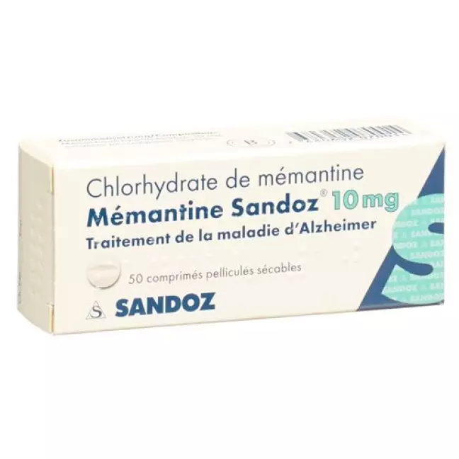 Memantin Sandoz 10 mg 50 filmtablets Memantin Sandoz 10 mg 50 filmtablets