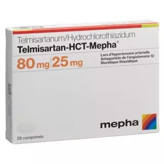 Телмисатран ГХТ Мефа 80/25 мг 98 таблеток