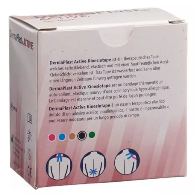 Dermaplast Active Kinesiotape 5см x 5m Schwarz Dermaplast Active Kinesiotape 5см x 5m Schwarz