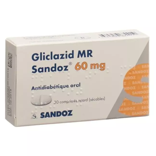 GLICLAZID MR SANDOZ RET 60 GLICLAZID MR SANDOZ RET 60