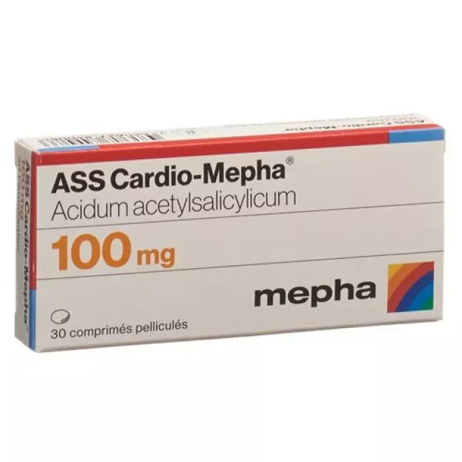 АСС Кардио Мефа 100 мг 30 таблеткок покрытых пленочной оболочкой в блистерной упаковке
