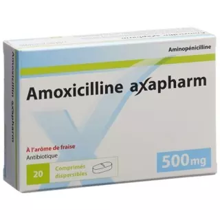 Амоксициллин Аксафарм 500 мг 20 диспергируемых таблеток