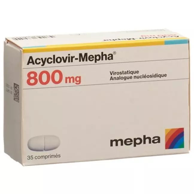 Ацикловир Мефа 800 мг 35 таблеток