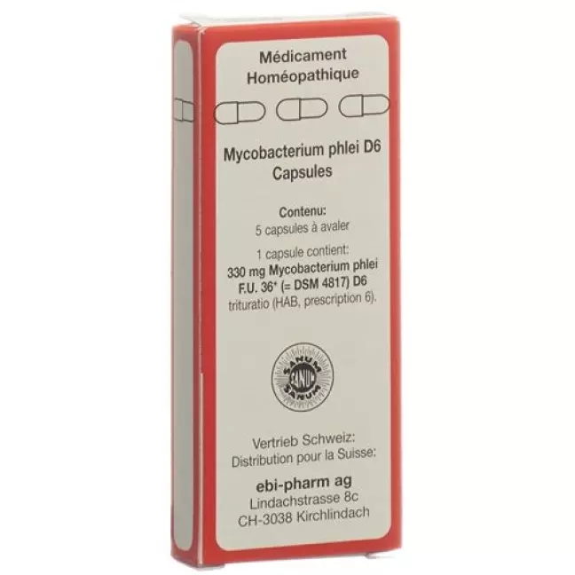 Sanum Mycobacterium Phlei в капсулах D 6 5 штук Sanum Mycobacterium Phlei в капсулах D 6 5 штук
