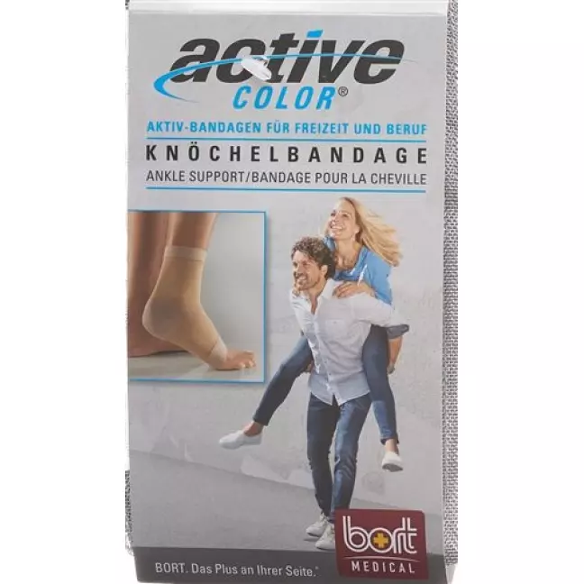 Bort Aktive Color Knochelbandage размер S -21см Beige Bort Aktive Color Knochelbandage размер S -21см Beige