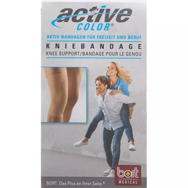 Bort Aktive Color Kniebandage размер S -32см Hautfarbe Bort Aktive Color Kniebandage размер S -32см Hautfarbe