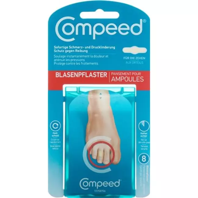 Compeed Blasenpflaster Auf Den Zehen 8 штук