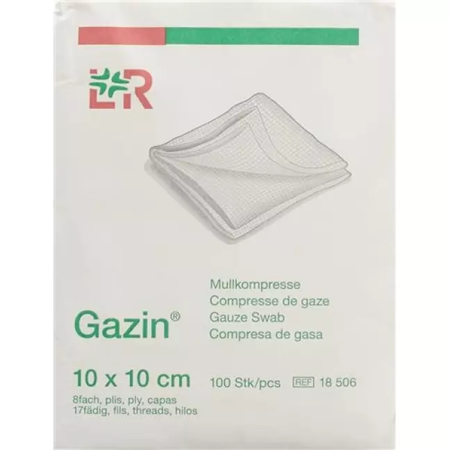 Flawa Gazin Faltkompressen 10x10см 8-fach не стерильный 100 штук Flawa Gazin Faltkompressen 10x10см 8-fach не стерильный 100 штук