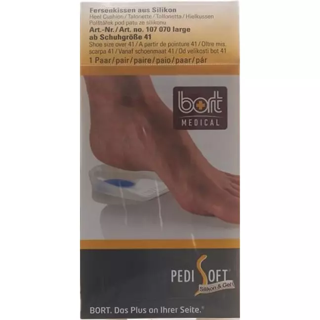 Bort Pedisoft Fersenkissen L +41 м Softspot 2 штуки Bort Pedisoft Fersenkissen L +41 м Softspot 2 штуки