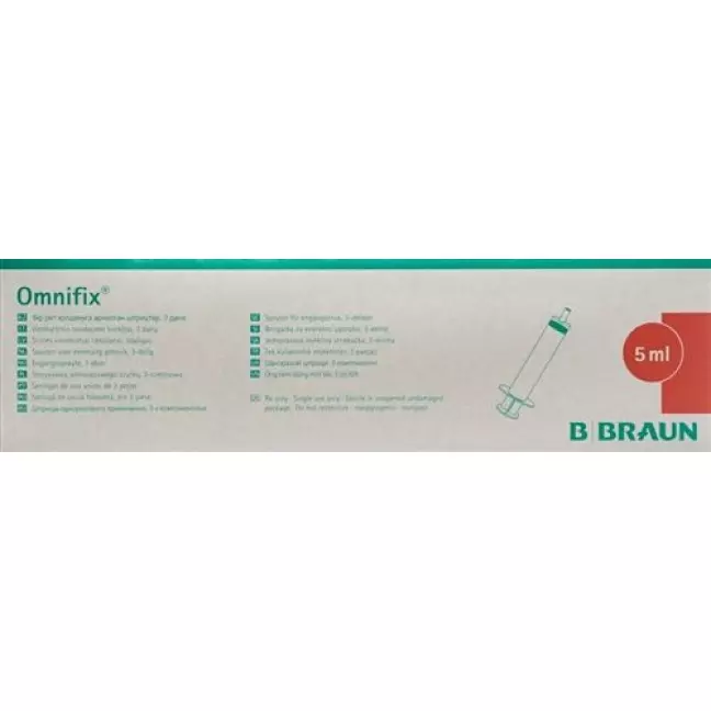 Omnifix Spritze 5мл 100 штук Omnifix Spritze 5мл 100 штук