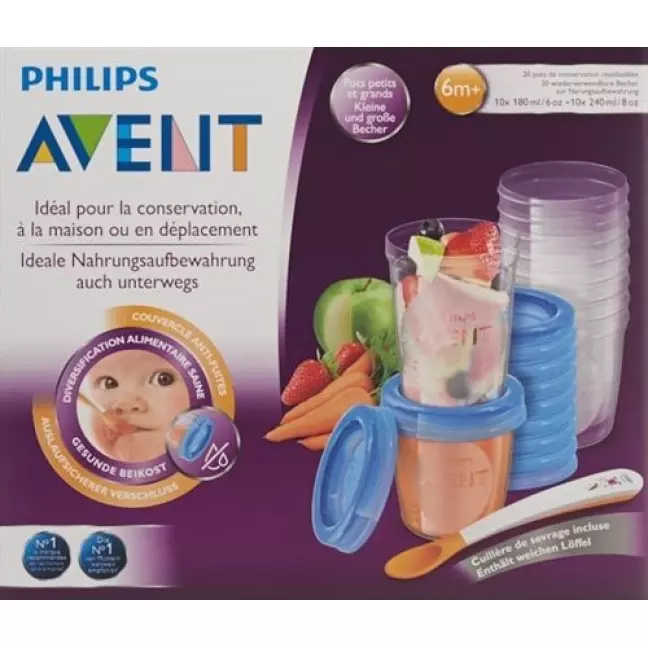 Avent Philips Via Gourmet Set Avent Philips Via Gourmet Set
