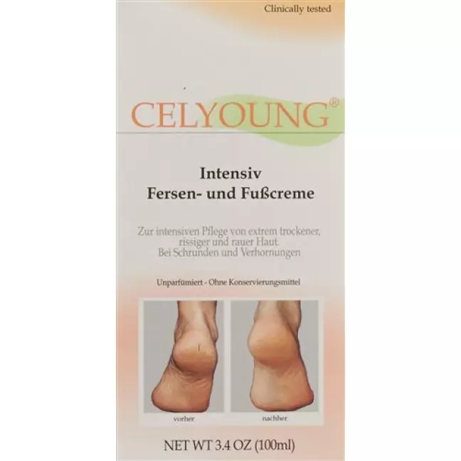 Celyoung Fersen- und Fusscreme 100мл Celyoung Fersen- und Fusscreme 100мл