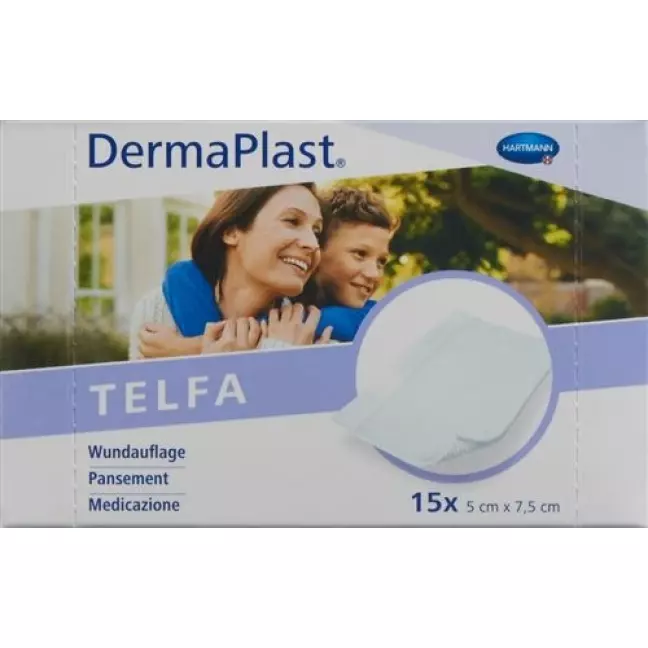 Dermaplast Telfa Kompressen 5x7.5см 15 штук Dermaplast Telfa Kompressen 5x7.5см 15 штук