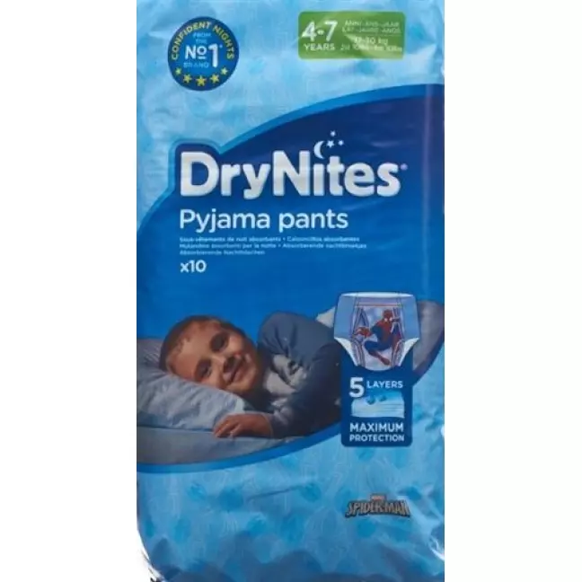 Huggies Drynites Nachtwindeln Boy 4-7jahre 10 штук Huggies Drynites Nachtwindeln Boy 4-7jahre 10 штук