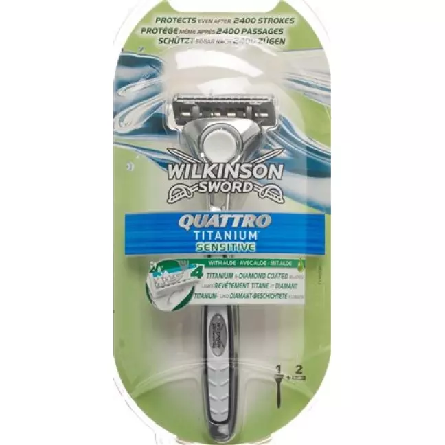 Wilkinson Quattro Titanium Rasierapparat Wilkinson Quattro Titanium Rasierapparat
