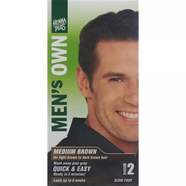 Henna Plus Mens Own Syst2 Mittel-Braun Henna Plus Mens Own Syst2 Mittel-Braun