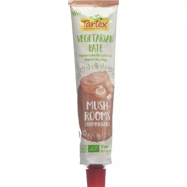 Tartex Champignon Pflanzliche Streichpastete Bio Tube 200г Tartex Champignon Pflanzliche Streichpastete Bio Tube 200г