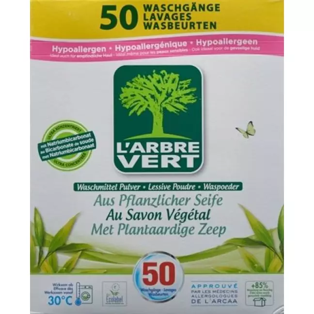 L'Arbre Vert Waschmittel Pulver 2.5кг L'Arbre Vert Waschmittel Pulver 2.5кг