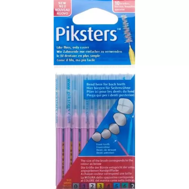 Piksters Interdentalburstchen размер 1 10 штук Piksters Interdentalburstchen размер 1 10 штук