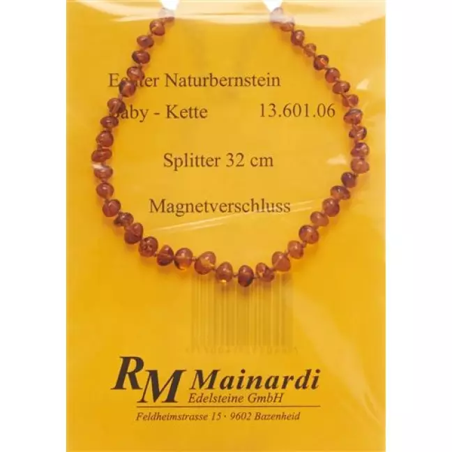 Mainardi янтарь Babykette Splitter 32см Magnetverschluss Mainardi янтарь Babykette Splitter 32см Magnetverschluss