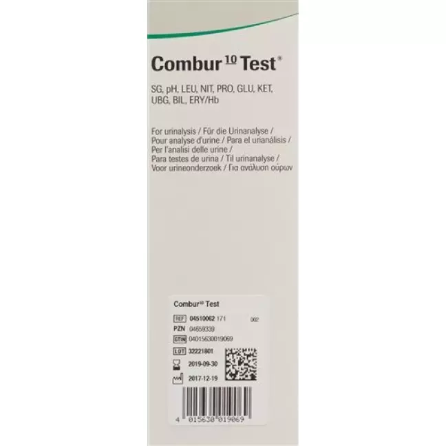 COMBUR 10 TEST STREIFEN COMBUR 10 TEST STREIFEN
