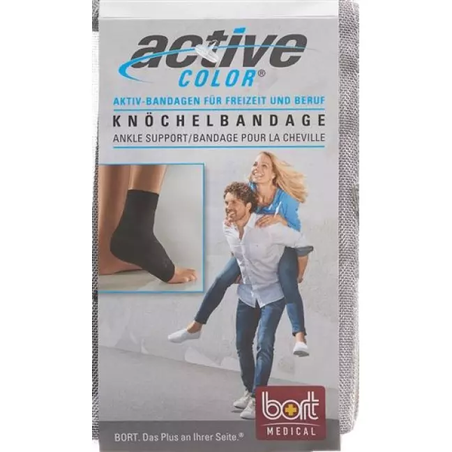 Bort Aktive Color Knochelbandage размер XXL -29см Schwarz Bort Aktive Color Knochelbandage размер XXL -29см Schwarz