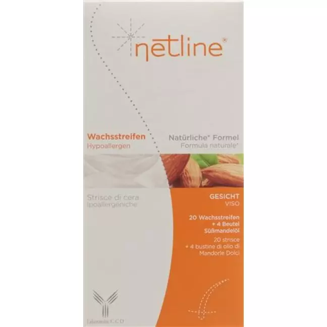 Netline Hypoallerg Kaltwachsstreifen Gesicht 20 штук Netline Hypoallerg Kaltwachsstreifen Gesicht 20 штук