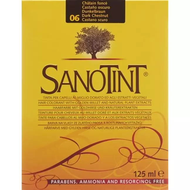 Sanotint цвет волос 06 Dunkelbraun