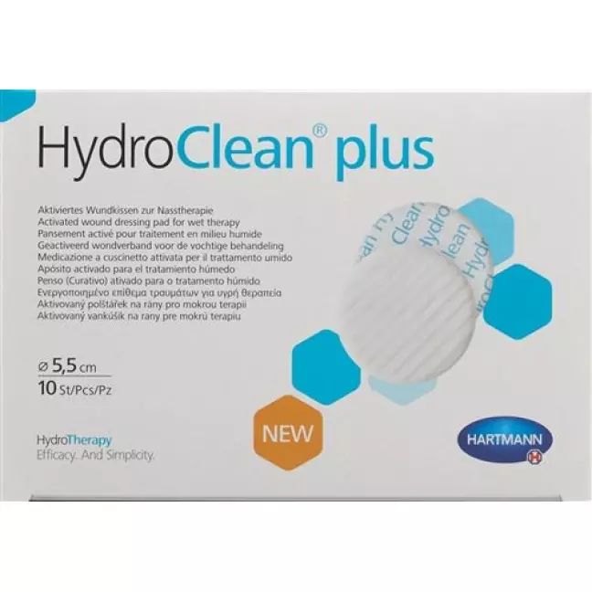 Hydroclean Plus Wundkissen 5.5см Rund 10 штук