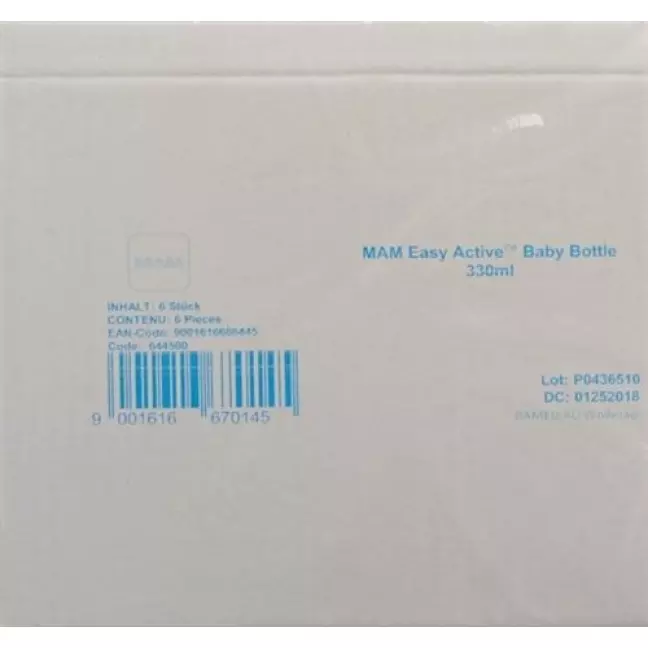 MAM Babybottle 4+ Monate 330мл Karton assortiert 6x 1 штука