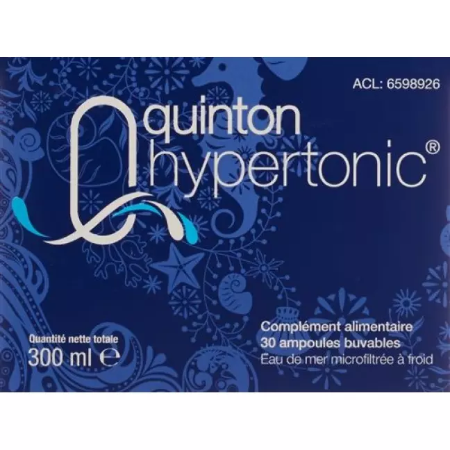 Quinton Hypertonic 21g/l в ампулах, 30 штук Quinton Hypertonic 21g/l в ампулах, 30 штук