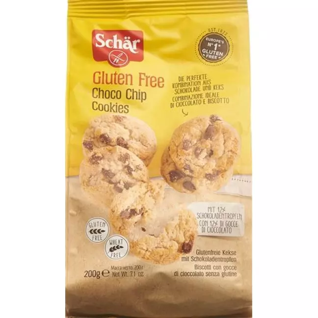 SCHAER CHOCO CHIP COOKIES SCHAER CHOCO CHIP COOKIES