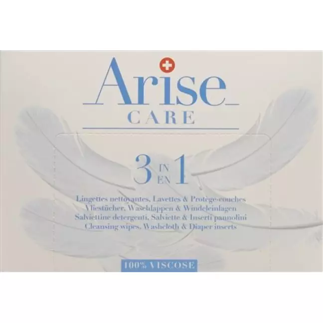 Arise Swiss Baby 2in1 Vliestucher&windelein 50 штук Arise Swiss Baby 2in1 Vliestucher&windelein 50 штук