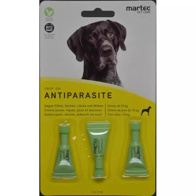 Martec Pet Care Drop On Antiparas Hund +16кг 2мл Martec Pet Care Drop On Antiparas Hund +16кг 2мл