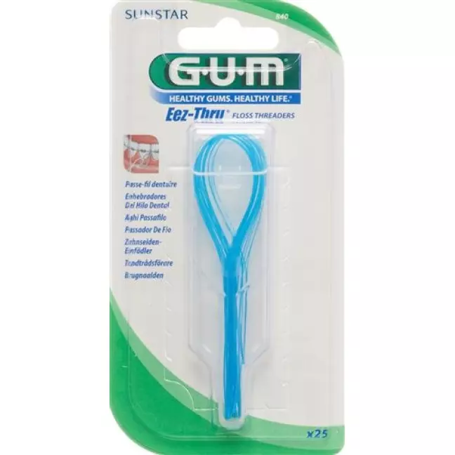 Gum Sunstar Eez Thru Zahnseide Einfadler 25 Sk Gum Sunstar Eez Thru Zahnseide Einfadler 25 Sk