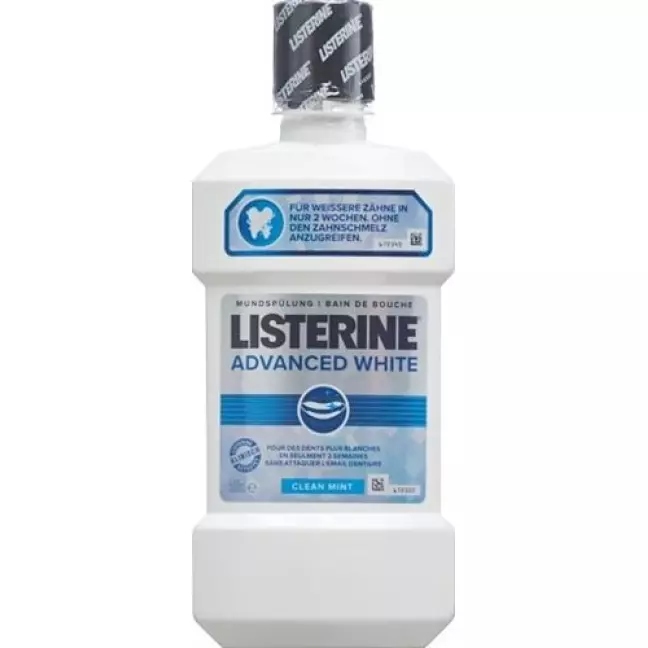 Listerine ополаскиватель для полости рта Advanced White бутылка 500мл