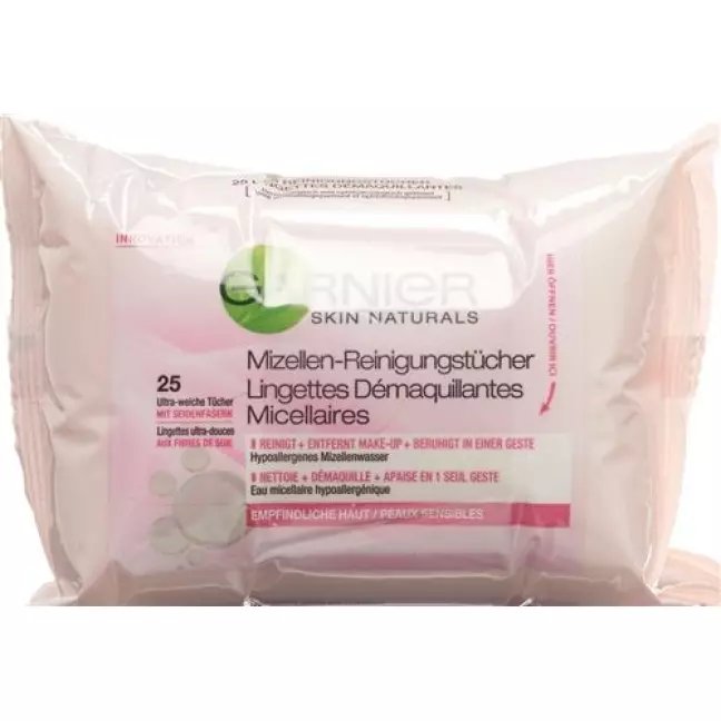 Garnier Nat Micellar Reinigungstuech Duo 2x25 St Garnier Nat Micellar Reinigungstuech Duo 2x25 St