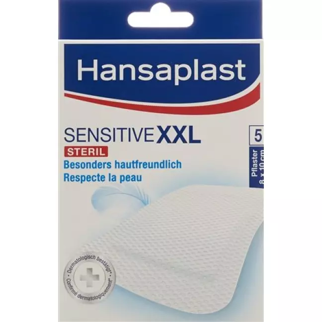 Hansaplast Sensitive Strips XXL 5 штук Hansaplast Sensitive Strips XXL 5 штук