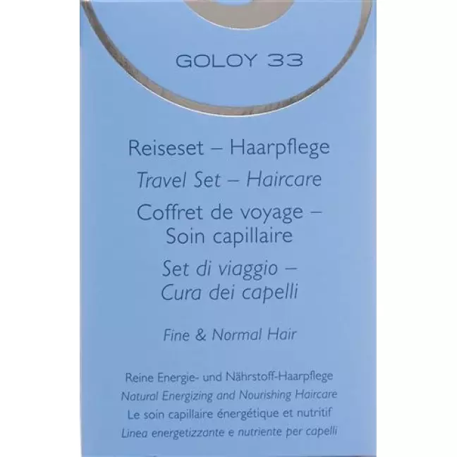 Goloy 33 Reiseset Haarpflege Fine&Normal 2x 50мл Goloy 33 Reiseset Haarpflege Fine&Normal 2x 50мл